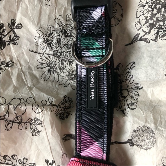 Vera Bradley Ribbons Plaid Dog Pet Collar - Picture 8 of 10